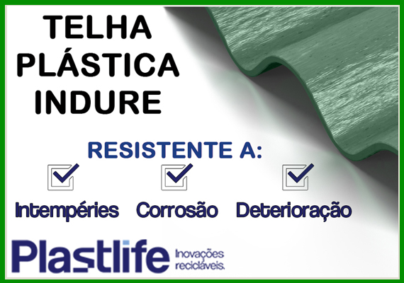 Se liga nessa super novidade!<br>
A Tchê agora tem telha plástica!