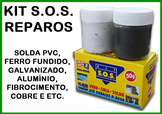 Aqui na Tchê você encontra o Kit S.O.S., o melhor para seus reparos!