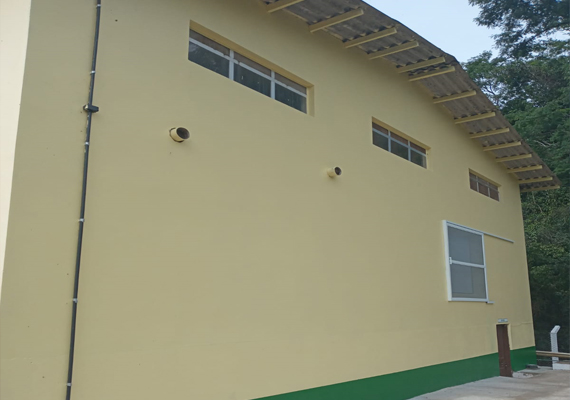 Pintura externa feita com Tinta Suvinil!<br>
Material usado: Tinta Suvinil Toque de Luz nas cores Citrino e Mata Atlântica